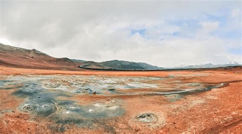 Premium Photo | Iceland volcanic landscape. amazing iceland nature.