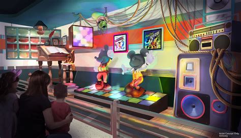 New Concept Art of Mickey's Toontown, El CapiTOON Theater Queue, Donald ...