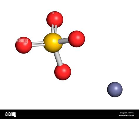 Zinc sulfate chemical structure, illustration Stock Photo - Alamy