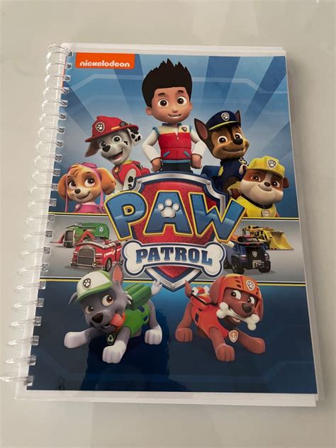 Nickelodeon Paw Patrol DVD Upcycled Spiral Bound Notebook Vintage ...