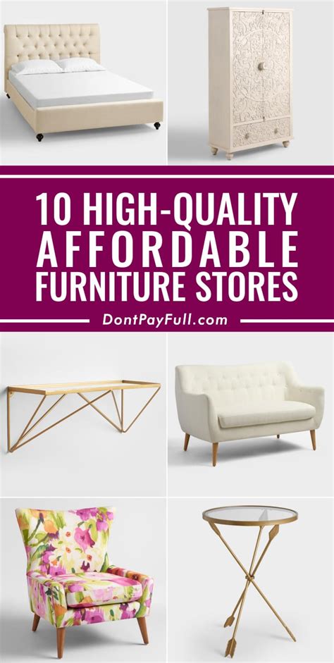 10 Cheap Furniture Stores That Don’t Sacrifice Quality