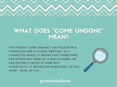 "Come Undone" - Meaning Explained (With Examples) - TrendRadars