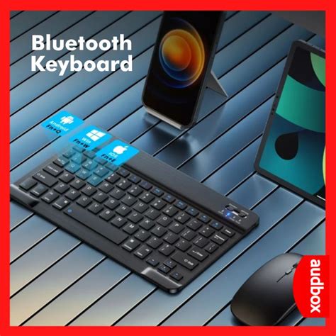 Bluetooth Keyboard Tablet 10" Phone Universal Portable Window Android ...