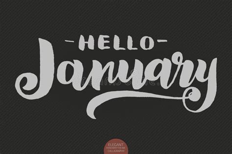 January Calligraphy Stock Illustrations – 6,023 January Calligraphy ...