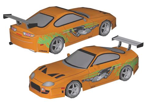 Papercraft toyota supra