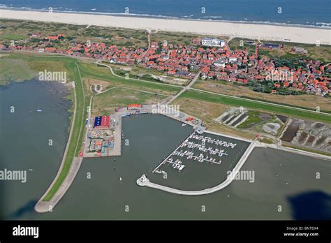 aerial photo of Juist island, East Friesland, Lower Saxony, Germany ...