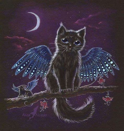 Angel cat | Cats - Angels | Cat art, Cats, Cat drawing