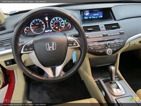 Ivory Interior Dashboard for the 2009 Honda Accord EX-L V6 Coupe #41304292 | GTCarLot.com