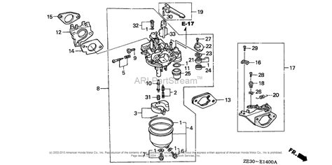 Honda Engines GX340 LX ENGINE, JPN, VIN# GC05-1000001 TO GC05-1469766 Parts Diagram for ...