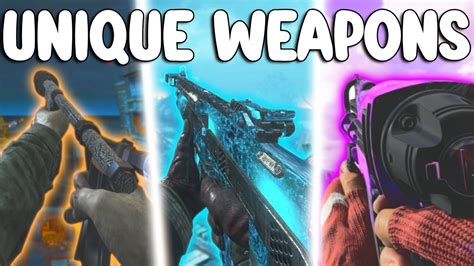 The MOST UNIQUE WEAPONS on Every Cod Zombies Game - YouTube