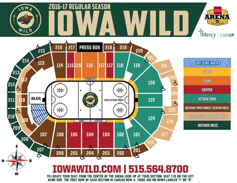 Seating Charts | Iowa Events Center