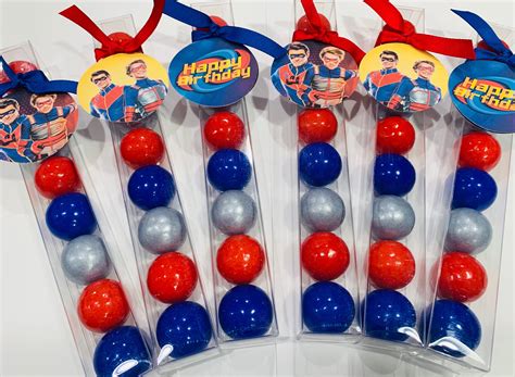 Henry Danger Birthday Party Favor Gumball Candy, SET OF 6 - Etsy | Birthday party favors ...