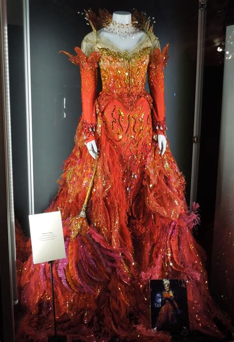 Cruella de Vil's 102 Dalmatians flame dress worn by Glenn Close on display... | Hollywood Movie ...