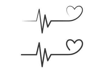 Heartbeat Line Drawing | Free download on ClipArtMag