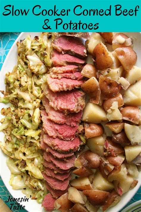 Slow Cooker Corned Beef and Potatoes