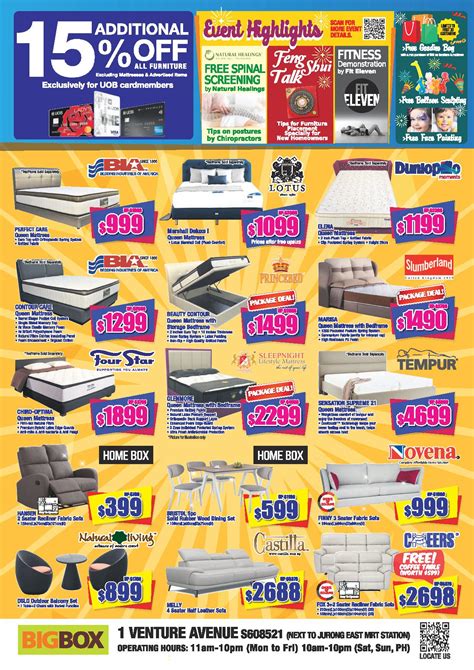 Singapore's largest Mattress & Bedding Fair is happening at Big Box ...