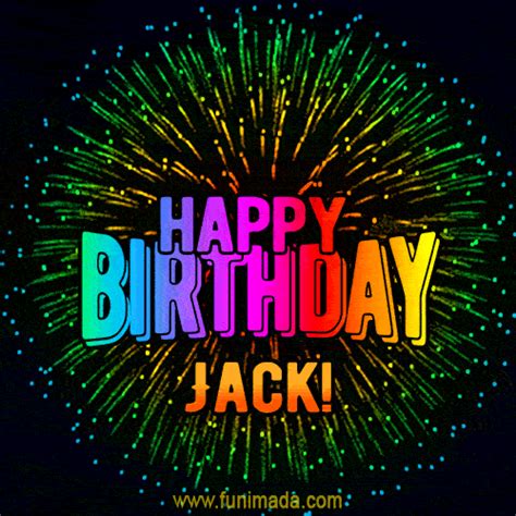 New Bursting with Colors Happy Birthday Jack GIF and Video with Music ...