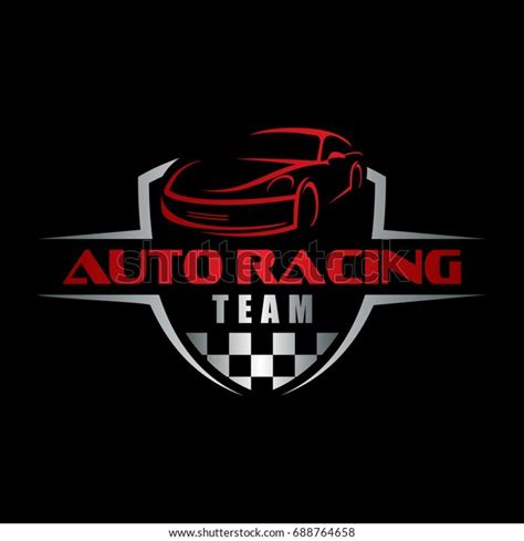 Auto Racing Team Car Logo Stock Vector (Royalty Free) 688764658 | Shutterstock