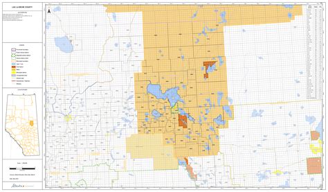 Lac La Biche County Map - Map Of West