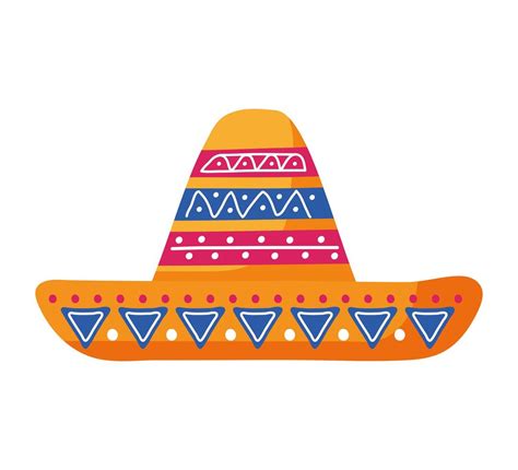 traditional mexican hat flat style icon 2484693 Vector Art at Vecteezy