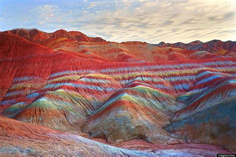 Rainbow Mountains In China's Danxia Landform Geological - Geology In