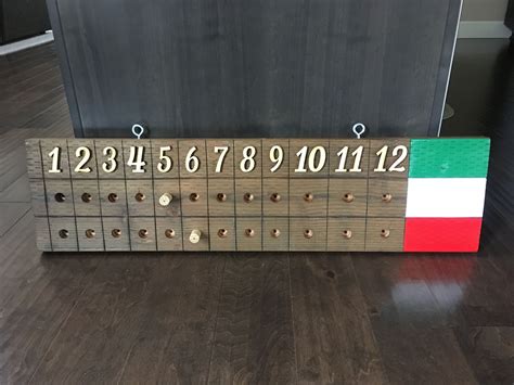 DIY Bocce Ball Scoreboard - Made by my husband. | Scoreboard, Bocce ...