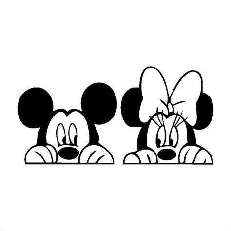 Disney cartoon anime stickers Mickey Minnie Mouse Disney children's room bedroom decoration ...