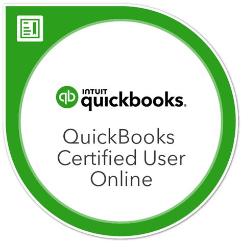 QuickBooks Certified User Online Version - Credly