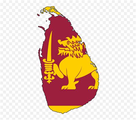 Sri Lanka Flag Clipart - Sri Lanka Map Png Emoji,Sri Lankan Flag Emoji - free transparent emoji ...