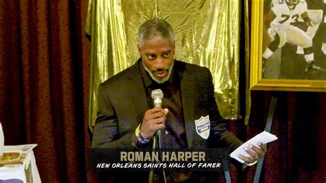 Saints Legend Roman Harper Saints Hall of Fame Induction Speech