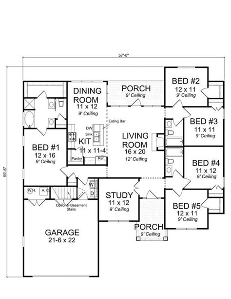 5 Bedroom 3 Bath House Plans New Best 25 5 Bedroom House Plans Ideas ...