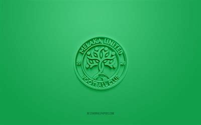 Download wallpapers Melaka United FC, creative 3D logo, green background, 3d emblem, Malaysian ...