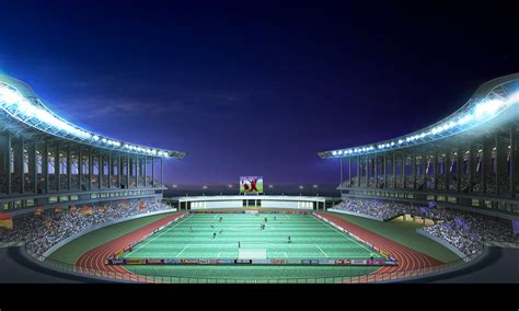 Grand Stadium 002 Soccer Arena Olympic Me... 3D Model .max .3ds ...