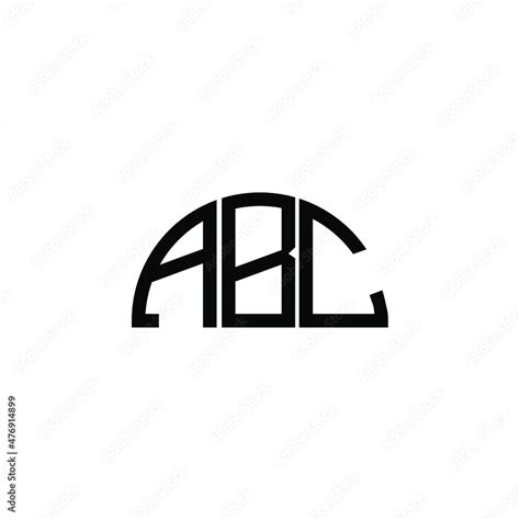 ABC letter logo design on white background. ABC creative initials letter logo concept. ABC ...