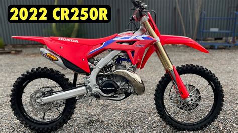 BRAND NEW! 2022 Honda CR250R 2-Stroke Motocross Bike - YouTube