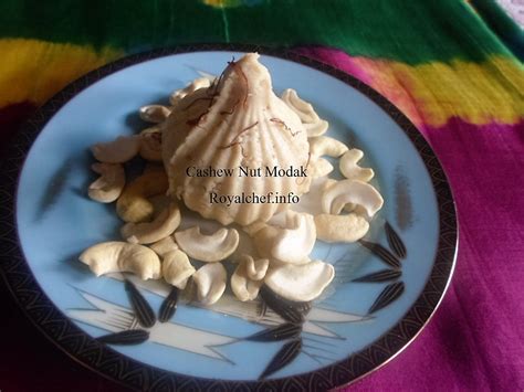 Tasty Kaju Modak Recipe in Marathi - Royal Chef Sujata