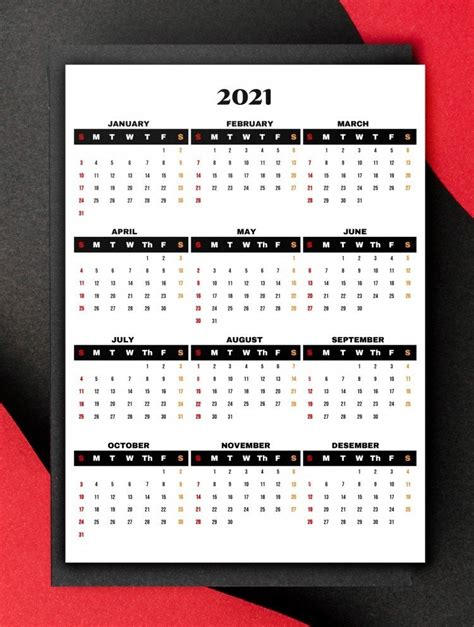 Google Docs Yearly Calendar Template - Renie Charmain