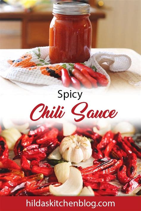 Homemade Chili Sauce | Hilda's Kitchen Blog