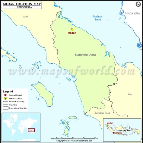 Where is Medan | Location of Medan in Indonesia Map