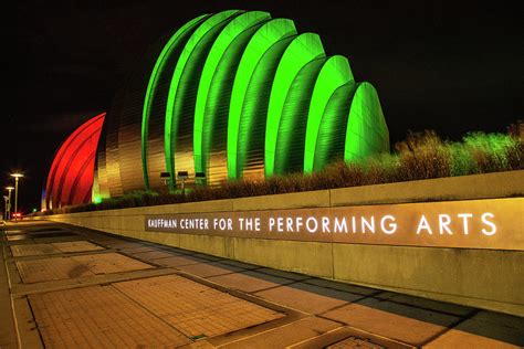 Kauffman Center Night Lights Photograph by Steven Bateson - Fine Art America