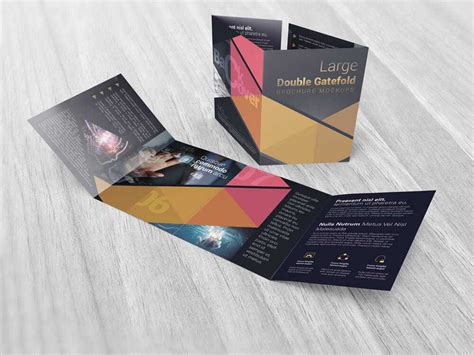 Gate Fold Brochure Template