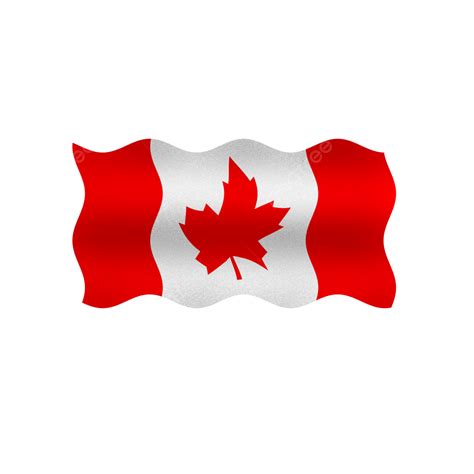 Canada Flag Clipart Transparent PNG Hd, Wavy Canada Flag Free Psd ...