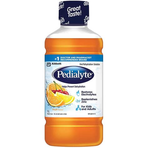 Pedialyte Electrolyte Oral Rehydration Solution Fruit