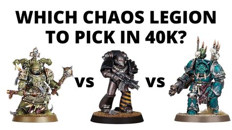 Which Chaos Space Marine Legion to Choose in Warhammer 40K? Every Army Reviewed! - YouTube