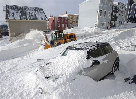 How many winter storms has Newfoundland already had this season?