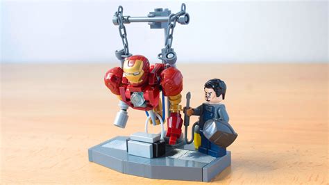 Lego Iron Man construction lab moc | Lego iron man, Lego creative, Lego custom minifigures