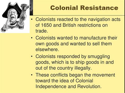 Colonial Trade The colonies became part of the triangular trade, the ...