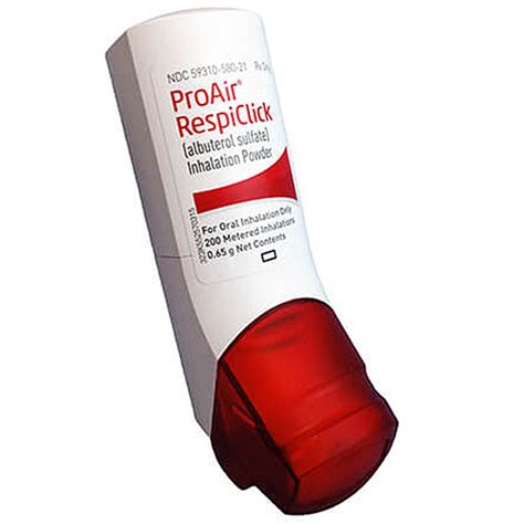 ProAir RespiClick (Albuterol Sulfate) 90 mcg Powder Inhaler — Mountainside Medical Equipment