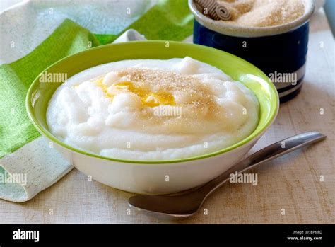 maize meal porridge is a very common breakfast meal in South Africa Stock Photo: 82554065 - Alamy