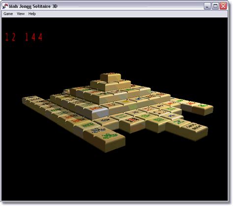 MahJongg Solitaire 3D - Descargar
